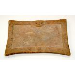 A TRIBAL YORUBA DIVINATION TRAY (OPON IFA). Nigeria. 23cm x 2cm x 35cm