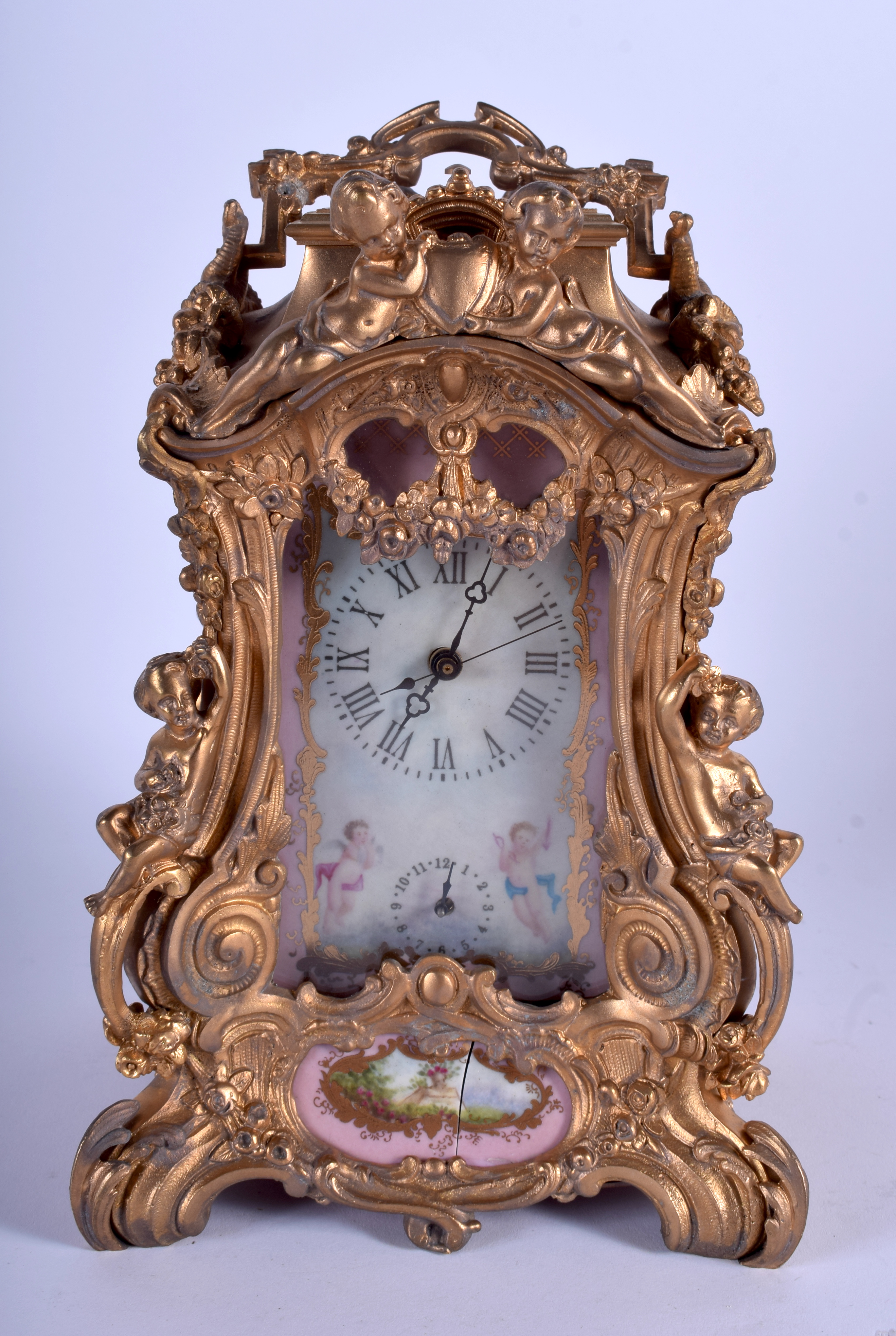 A CONTEMPORARY BRONZE REPEATING CARRIAGE CLOCK. 24 cm high inc handle.