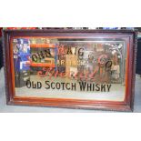 A HUGE ANTIQUE PUB ADVERTISING JOHN HAIG & CO MARKINCH SPECIAL OLD WHISKEY Forrest & Sons Glasgow. 1