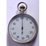 A VINTAGE CHROME STOP WATCH. 5.25 cm wide.