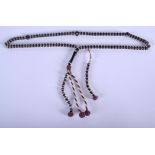 ISLAMIC PRAYER BEADS. 48 cm long.