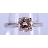 AN 18CT GOLD 1.5 CT DIAMOND SOLITAIRE RING. M/N. 4.3 grams.
