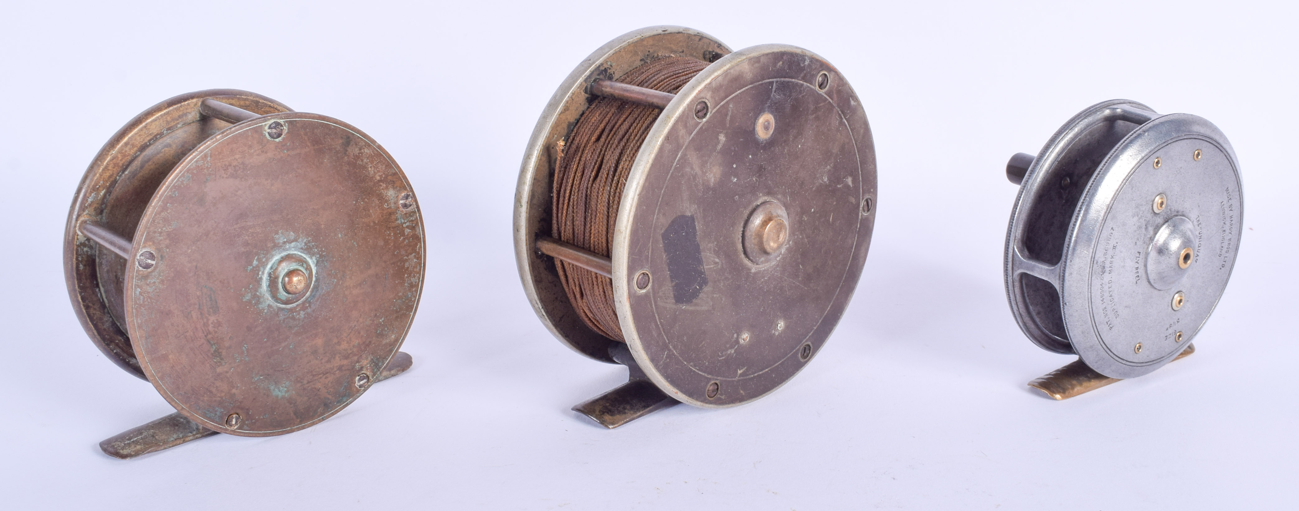 THREE VINTAGE FISHING REELS. (3) - Image 2 of 7