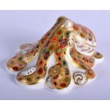 Royal Crown Derby imari paperweight of an Octopus no. 1147 exclusive limited edition of 2500. 12 cm