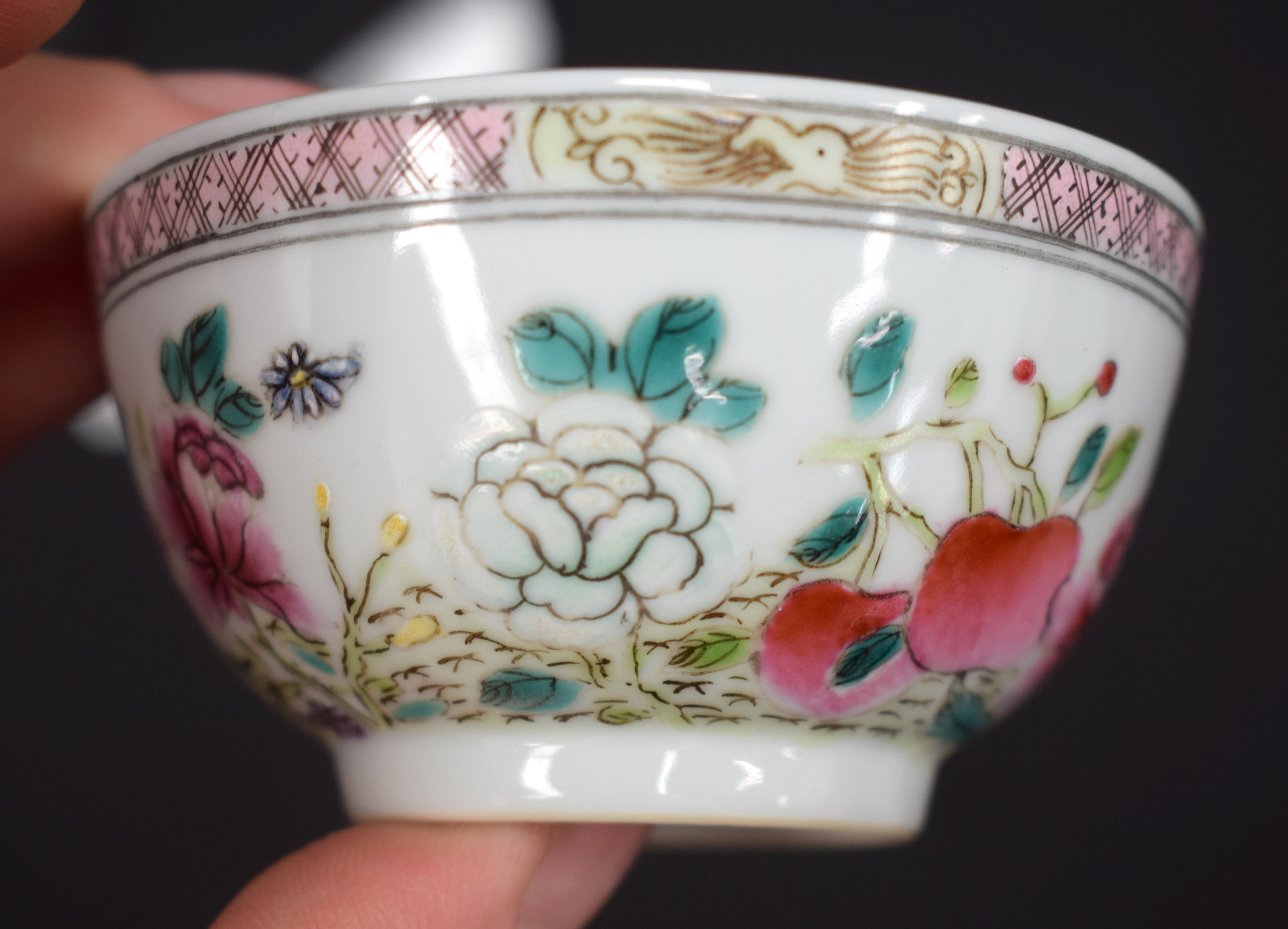 TWO CHINESE QING DYNASTY TEABOWLS. 7 cm & 6 cm wide. (2) - Image 10 of 14