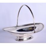 A REGENCY SILVER BASKET. London 1825. 27.4 oz. 33 cm x 27 cm.