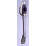 A VICTORIAN SILVER SPOON. London 1855. 4.9 oz. 28 cm long.