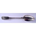 AN ANTIQUE SILVER SERVING SPOON Thomas Watson, Newcastle, 1810. 4 oz. 28 cm long.