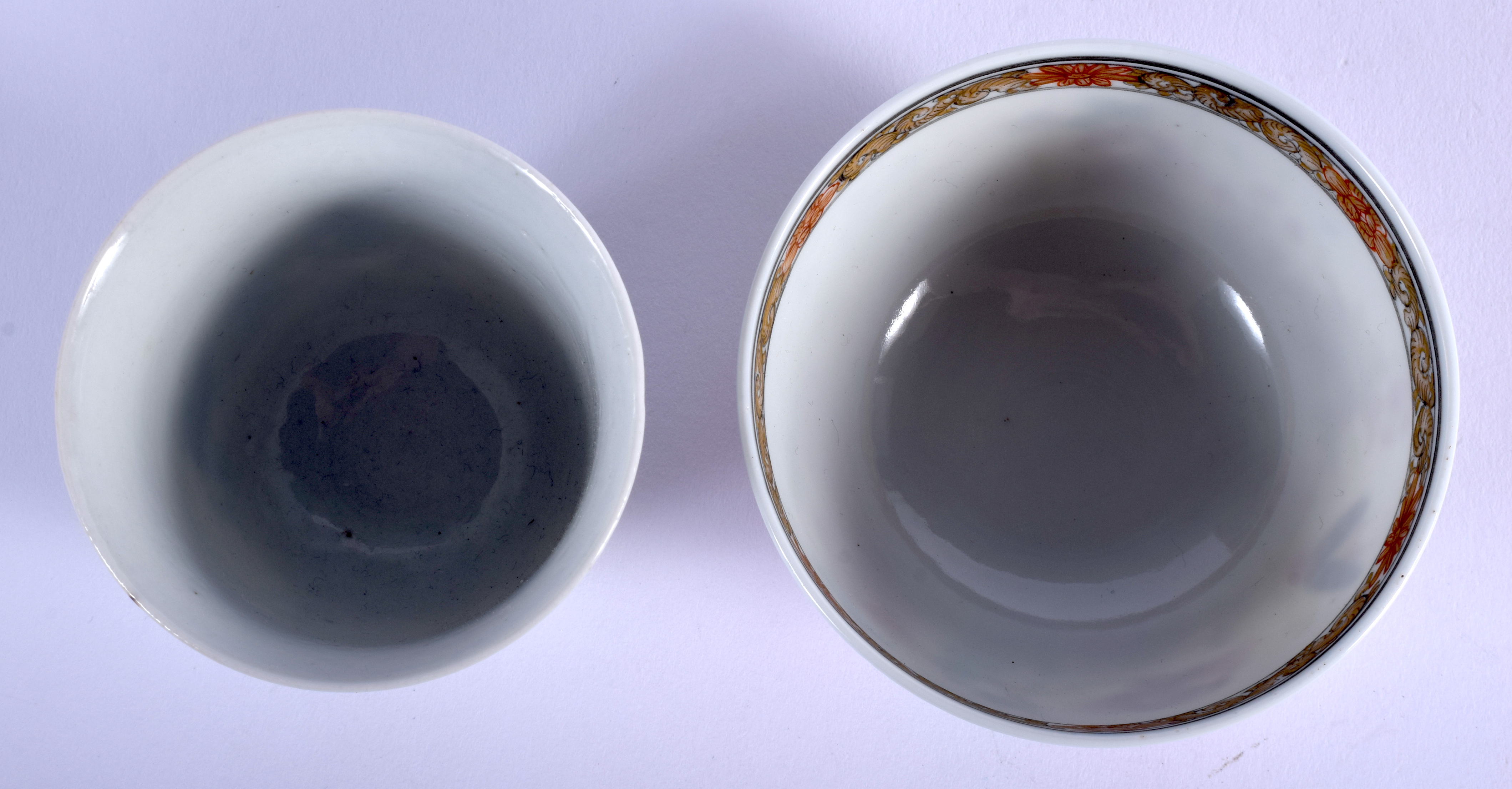TWO CHINESE QING DYNASTY TEABOWLS. 7 cm & 6 cm wide. (2) - Image 3 of 14