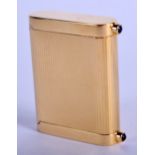 A GOOD TIFFANY & CO 18CT GOLD PILL BOX. 29.1 grams. 2.75 cm x 3.75 cm.