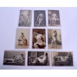 TEN VICTORIAN EROTIC NUDE PHOTOGRAPH CARDS. (10)