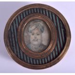 A RARE 18TH CENTURY GOLD MOUNTED POTRAIT SNUFF BOX presented to Nawab Walajah, Ruler of the Carnatic