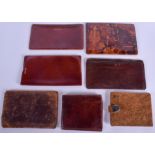 A GEORG LEYKAUF OF NURNBERG C1930 WALLET together with six others. (7)