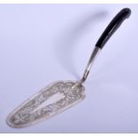 A VINTAGE SILVER TROWEL. 54 grams. 20 cm wide.