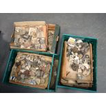 THREE BOXES OF FOSSILS AND SPECIMENS (qty)