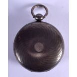 AN 18TH/19TH CENTURY ENGLISH SILVER FULL HUNTER POCKET WATCH by William Hanson of London. 5.2 oz. 4.