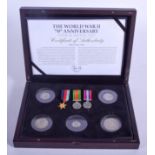 LIMITED EDITION SILVER MEDAL COINS. (8)