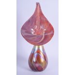 A LARGE EUROPEAN IRIDESCENT GLASS VASE in the manner of Tiffany & Co. 30 cm high.