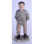 Royal Worcester figure of a man with a beret and his hands in his pockets from the Down and Out ser