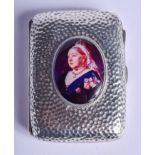 AN ANTIQUE SILVER CIGARETTE CASE. Birmingham 1901. 78 grams. 6 cm x 8.5 cm.