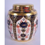 Royal Crown Derby ginger jar pattern 1128 in presentation box. 11 cm high.