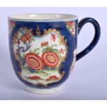 18th c. English porcelain coffee cup probably Worcester. 6.5cm high