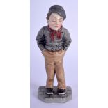 Royal Worcester figure of a the with a pull over shirt, his hands in his pockets from the Down and