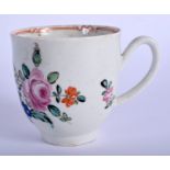18th c. English porcelain coffee cup probably Worcester. 6.5cm high