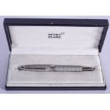 A SPECIAL EDITION MON BLANC PEN. 12 cm long.