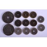 A COLLECTION OF CHINESE COINS 20th Century. (qty)
