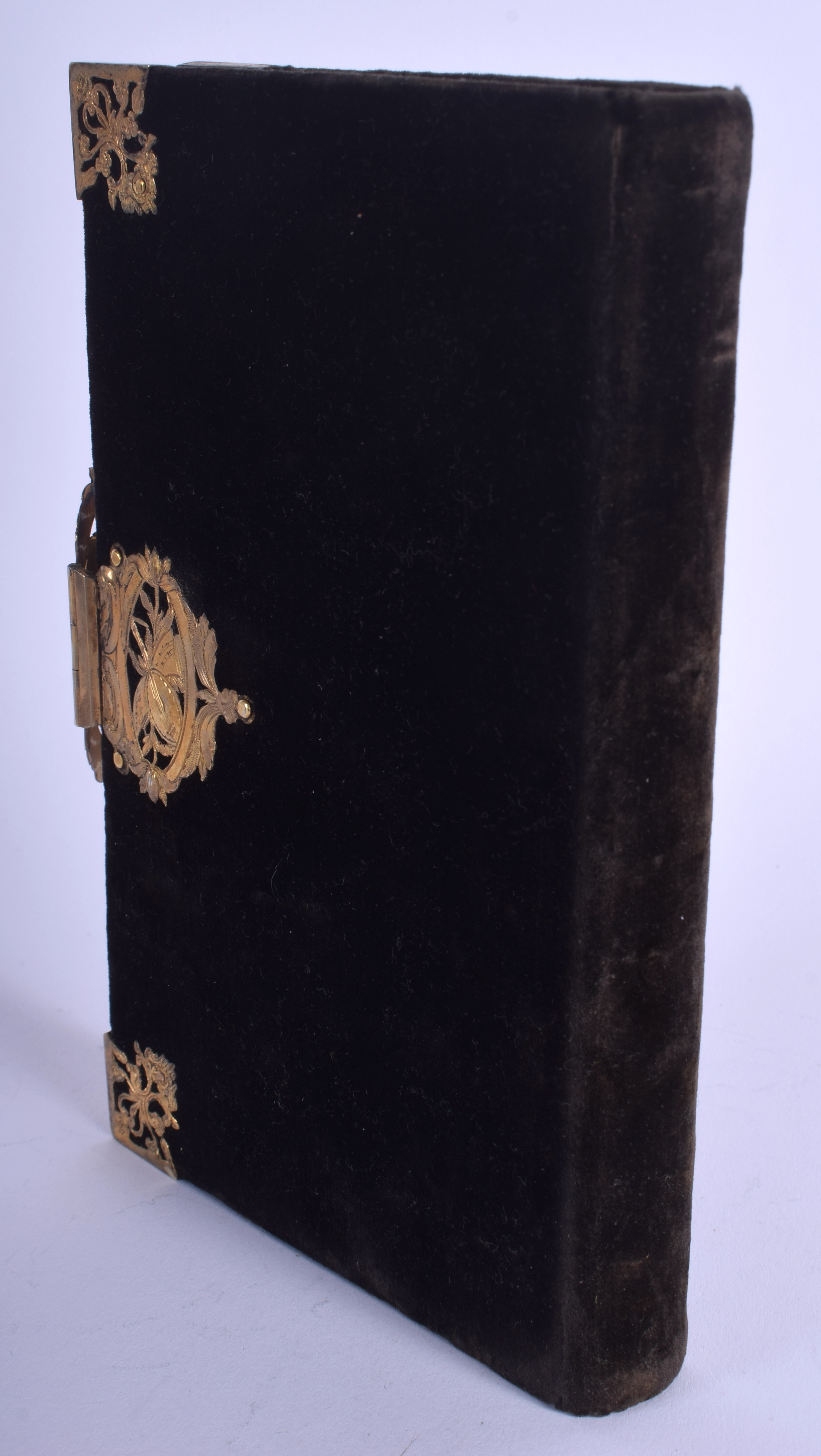AN ANTIQUE GOLD MOUNTED BOOK dated 1853. 17 cm x 11 cm. - Bild 2 aus 3