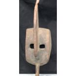 AFRICAN TRIBAL BWA KOBIAY MASK. Burkina Faso. 50cm x 18cm