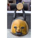 AFRICAN TRIBAL YORUBA GELEDE MASK. Nigeria. 32cm x 20cm