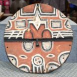 AFRICAN TRIBAL TEKE KIDUMA MASK. DR Congo. 33cm x 34cm