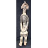 AFRICAN TRIBAL MUMUYE FIGURE. Nigeria. 75cm x 15cm