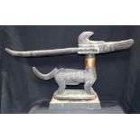 AFRICAN TRIBAL BAMANA CHIWARA. Mali. 32cm x 62cm (figure)