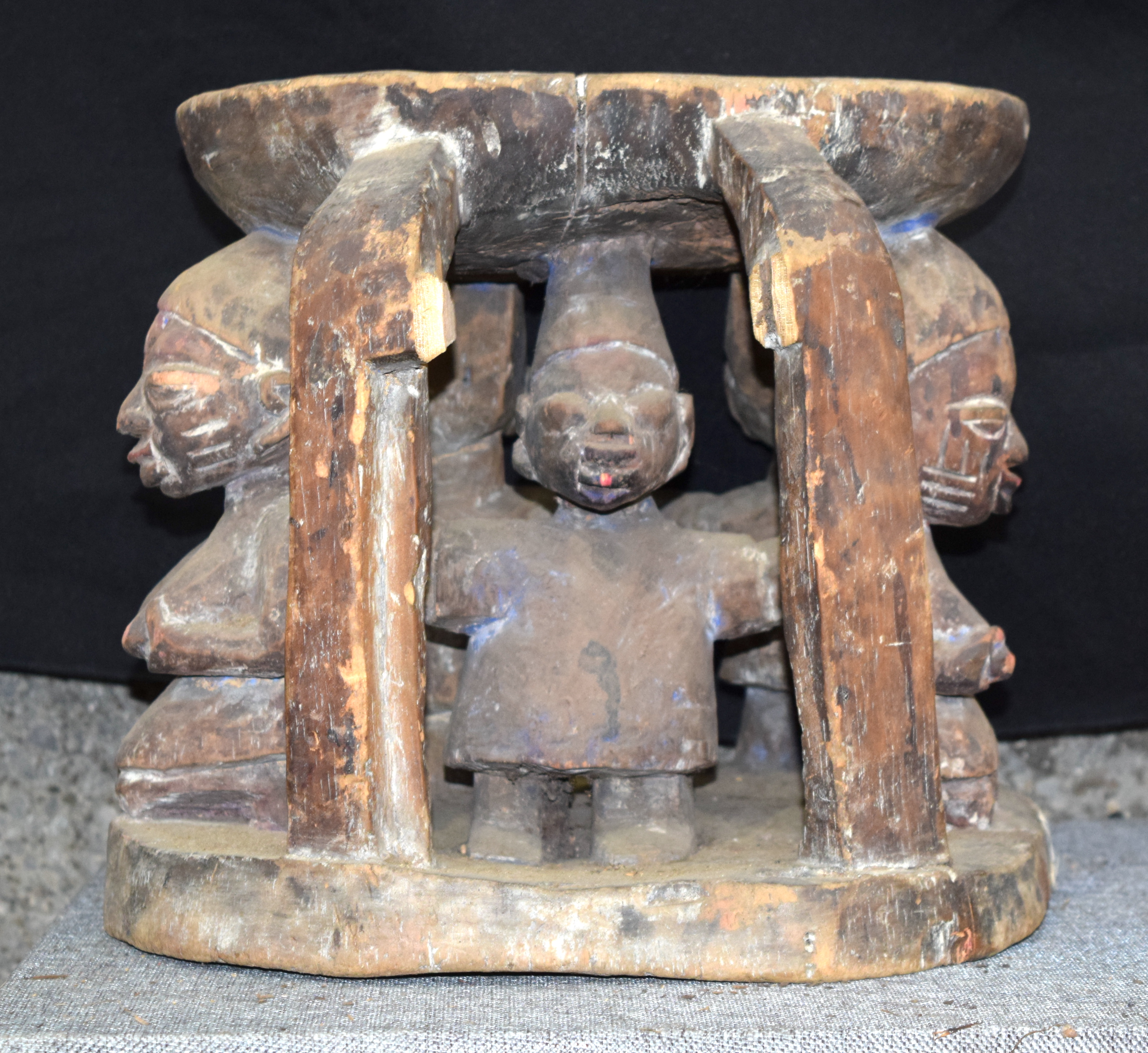 AFRICAN TRIBAL YORUBA DIVINATION TWIN BOWL. NiGERIA. 28cm x 31cm - Image 3 of 3