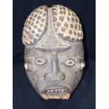 AFRICAN TRIBAL BAMILEKE MASK. Cameroon. 34cm x 20cm