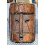 AFRICAN TRIBAL MASK. 40cm x 28cm