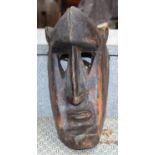 AFRICAN TRIBAL DAN MASK. Ivory Coast. 34cm x 16cm