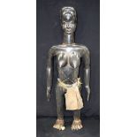 AFRICAN TRIBAL DAN FIGURE. Nigeria. 71cm x 23cm