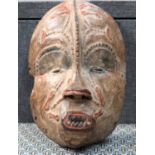 AFRICAN TRIBAL IGBO MASK. Nigeria. 23cm x 15cm