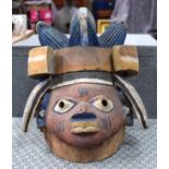 AFRICAN TRIBAL YORUBA GELEDE MASK. Nigeria. 42cm x 25cm