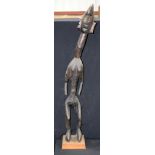 AFRICAN TRIBAL MUMUYE FIGURE. Nigeria. 99cm x 13cm