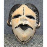 AFRICAN TRIBAL YORUBA EGUNGUN (DEVIL) MASK. Nigeria. 33cm x 20cm