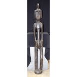 AFRICAN TRIBAL SENUFO RHYTHM POUNDER. Ivory Coast. 131cm x 18cm