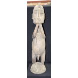 AFRICAN TRIBAL BAGA DIMBA FIGURE. Guinea. 96cm x 32cm