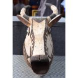 AFRICAN TRIBAL MOSSI BUFFALO MASK. Burkina Faso. 48cm x 25cm