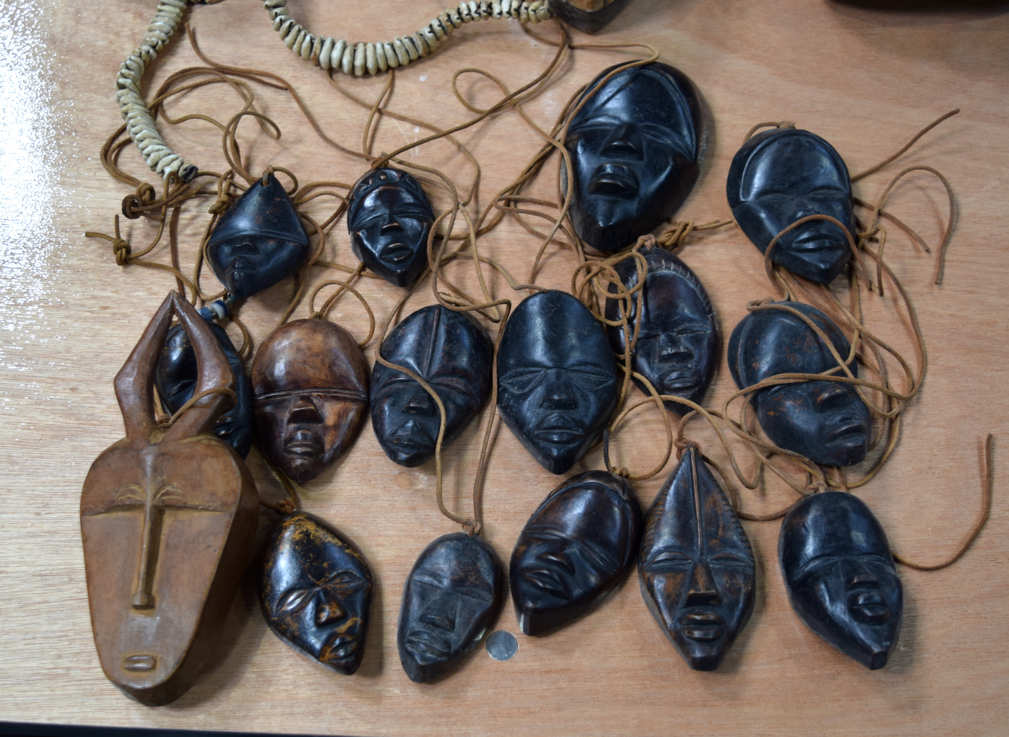 AFRICAN TRIBAL GROUP OF DAN MASKS (qty)