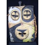 AFRICAN TRIBAL EKET PANEL. Nigeria. 63cm x 39cm